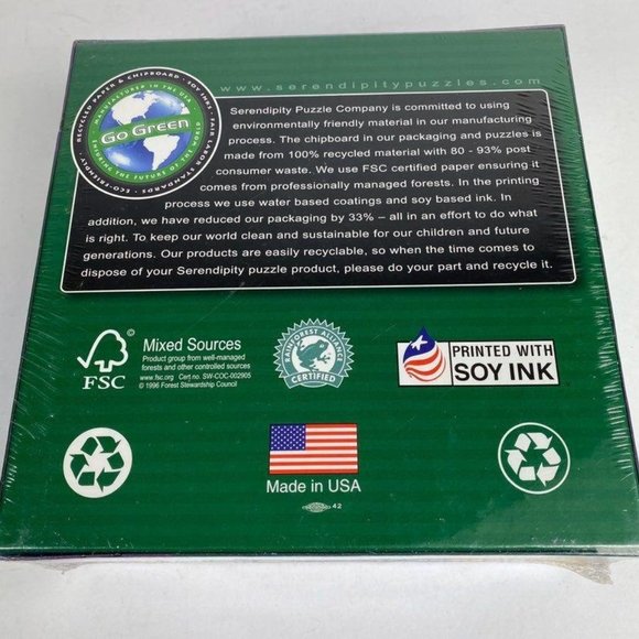 Serendipity Puzzle Company Shaped Puzzle # 65343 Dynasty 1000 Pieces New Sealed - Picture 3 of 6